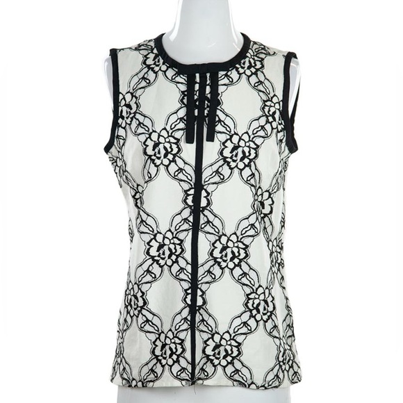 Karl Lagerfeld Paris Sleeveless Top - Picture 1 of 7